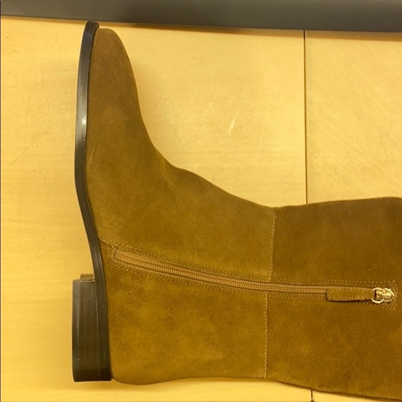 J. Crew Troy Over The Knee Boots Suede K2741 Brown - Picture 3 of 6